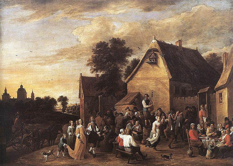 David Teniers the Younger Flemish Kermess oil painting picture
